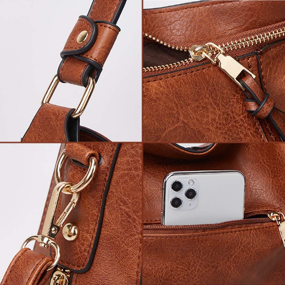 Women Handbag Large Tote Bag PU Leather Shoulder Bag Cross-body Bags