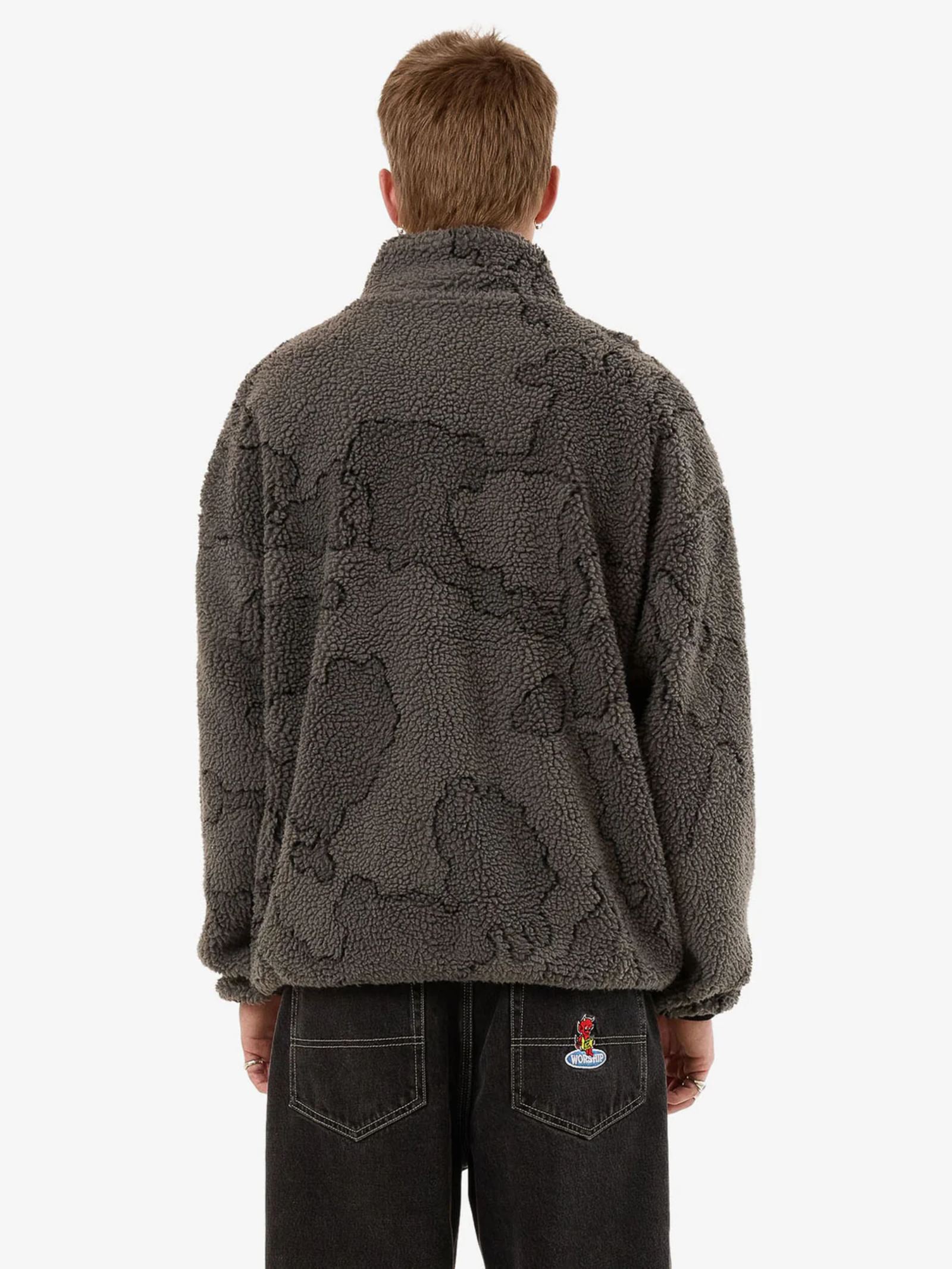 Delirium Quarter Zip Sherpa Fleece