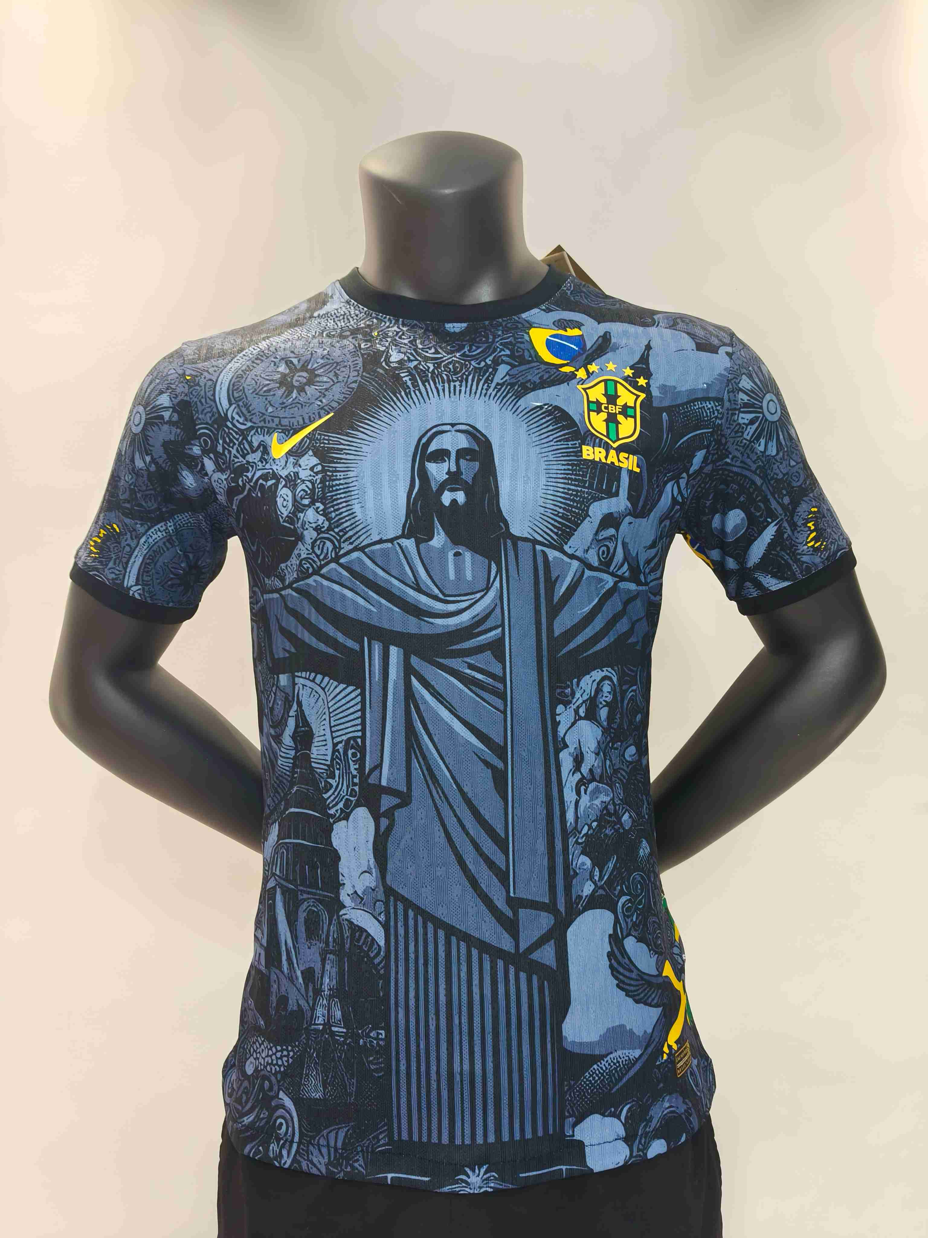 24/25 Brazil Christ the Redeemer Special Edition Football Shirt-mysite Custom Football Kit- Nextkits