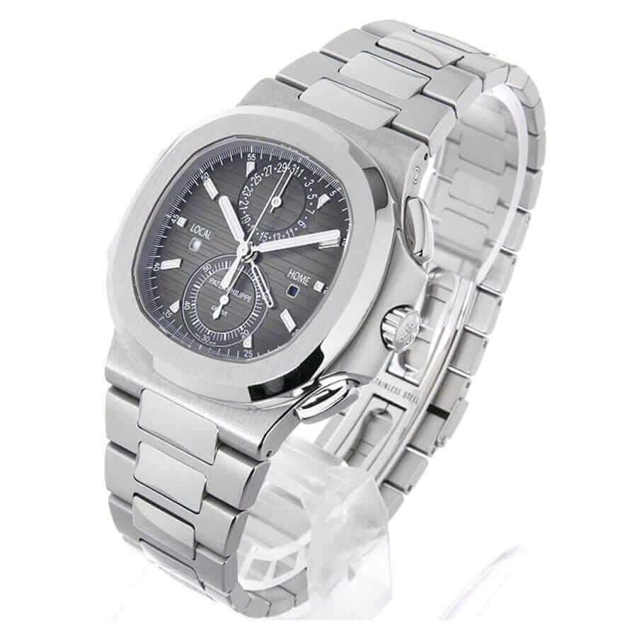 Patek Philippe Nautilus Travel Time Steel Replica-fasswatch