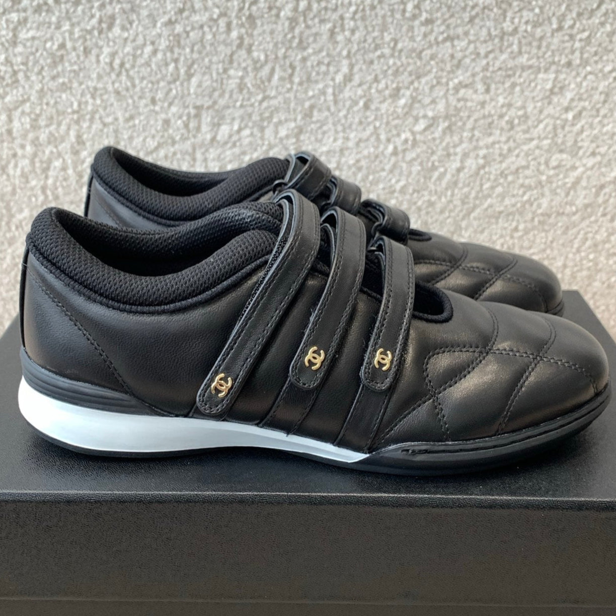 MARY JANE SNEAKERS IN BLACK LAMBSKIN、mysite、Cacoeks