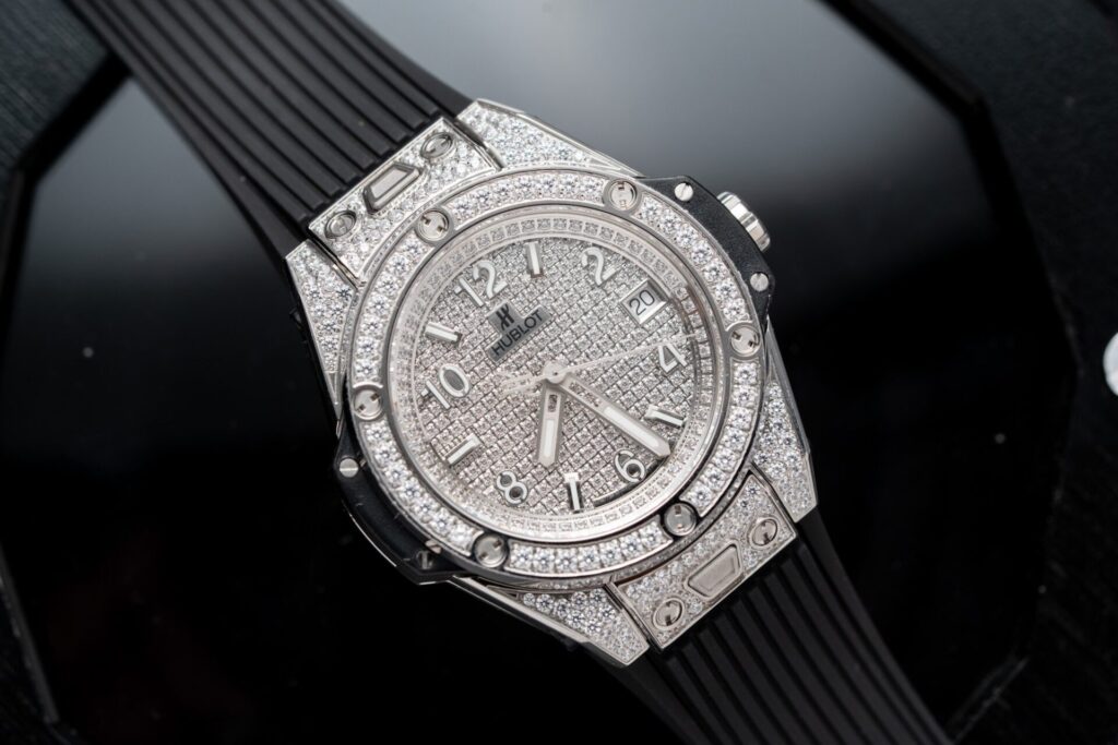Đồng Hồ Hublot Big Bang One Click Đính Full Đá Replica 11 39mm (3)