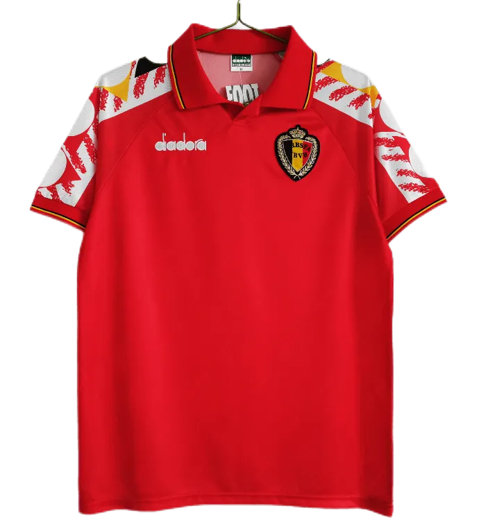 1995 Belgium Home soccer jersey-Retro version: Ajax 24-25 Home Stadium Jersey - Fans Version mysite: Adidas luxuryfootballshirts.com: https://www.luxuryfootballshirts.com/
