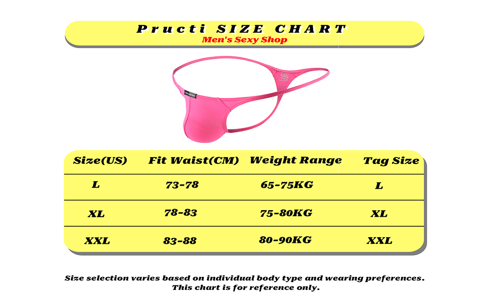 Pructi Men&#39;s G String Sexy Underwear