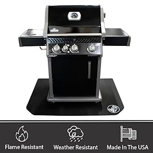 Heavy Duty Rubber BBQ Grill Mat BBCMAT
