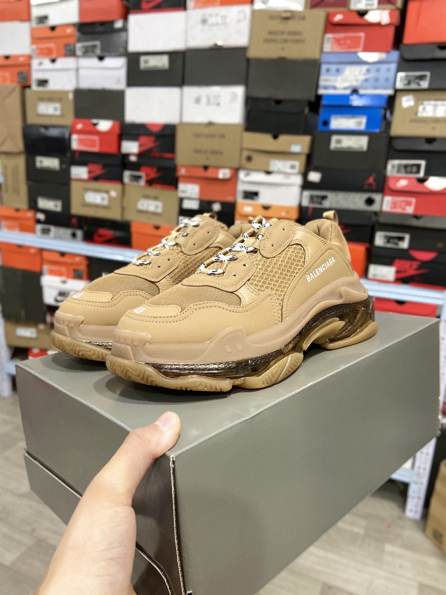Balenciaga Triple S Sneaker Brown、mysite、Cacoeks