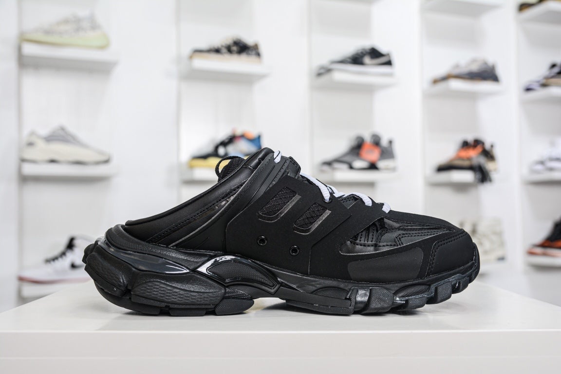 Balenciaga Track Mule in Black、mysite、Cacoeks