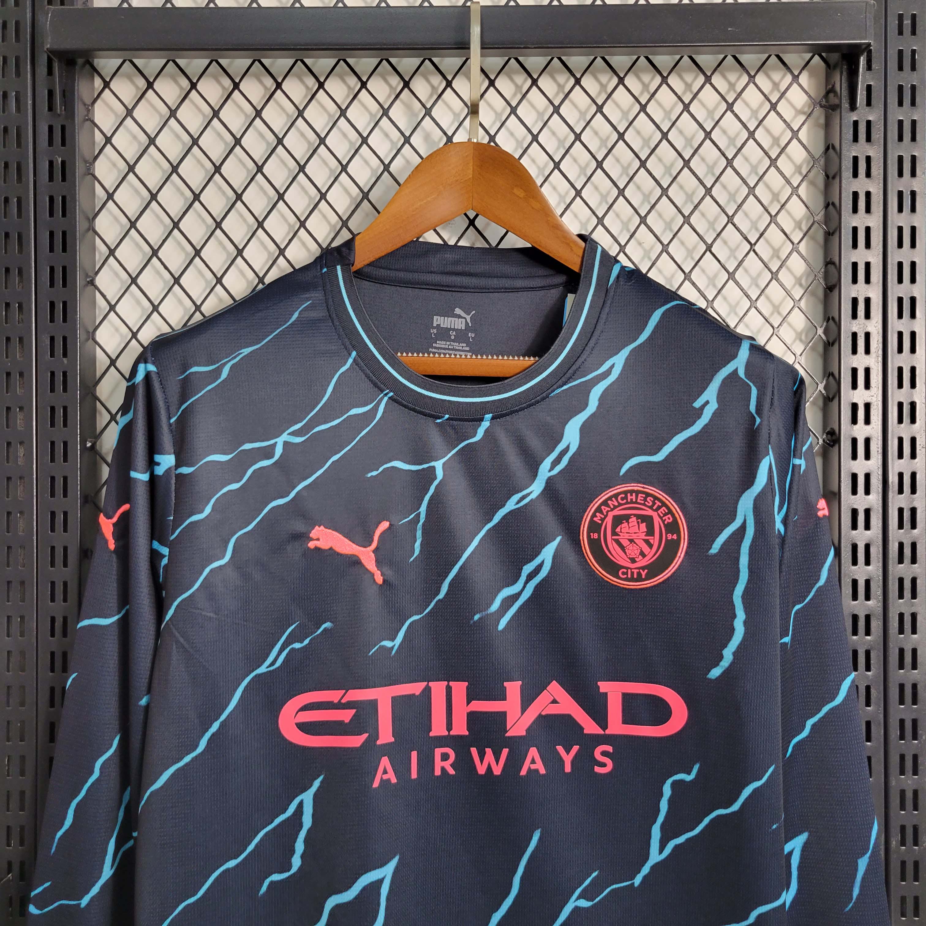 2023/2024 Long Sleeve Manchester City Third Away Football Shirt 1:1 Thai Quality:football jersey mysite: unitedjerseyfootball 邓江浪:football