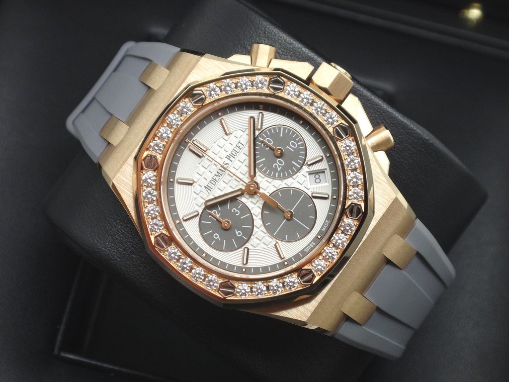 Audemars Piguet Royal Oak Offshore Lady 26231OR 37mm RG Diamond Bezel MINT 2018-fasswatch