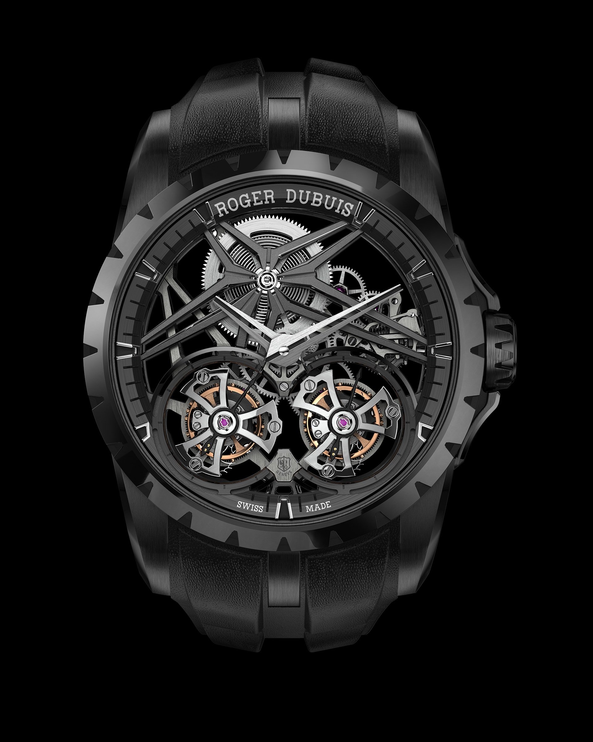 Roger Dubuis Excalibur Double Tourbillon Black Ceramic