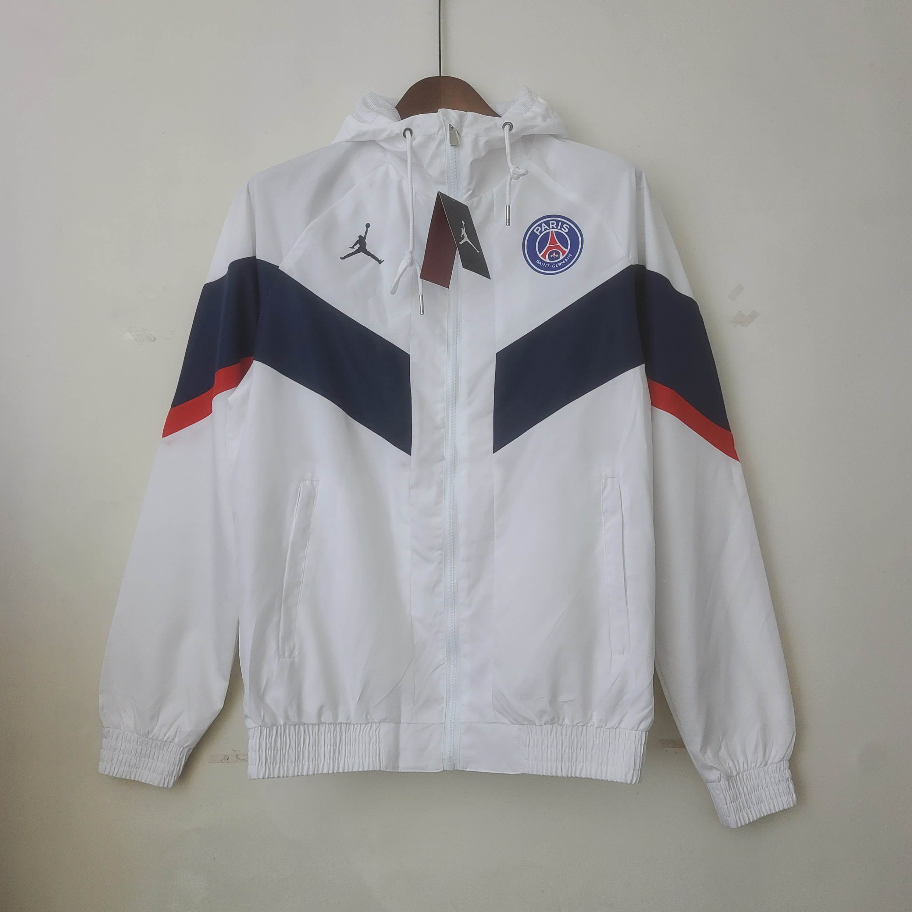 2022/2023 PSG Windbreaker White:football jersey mysite: unitedjerseyfootball 邓江浪:football