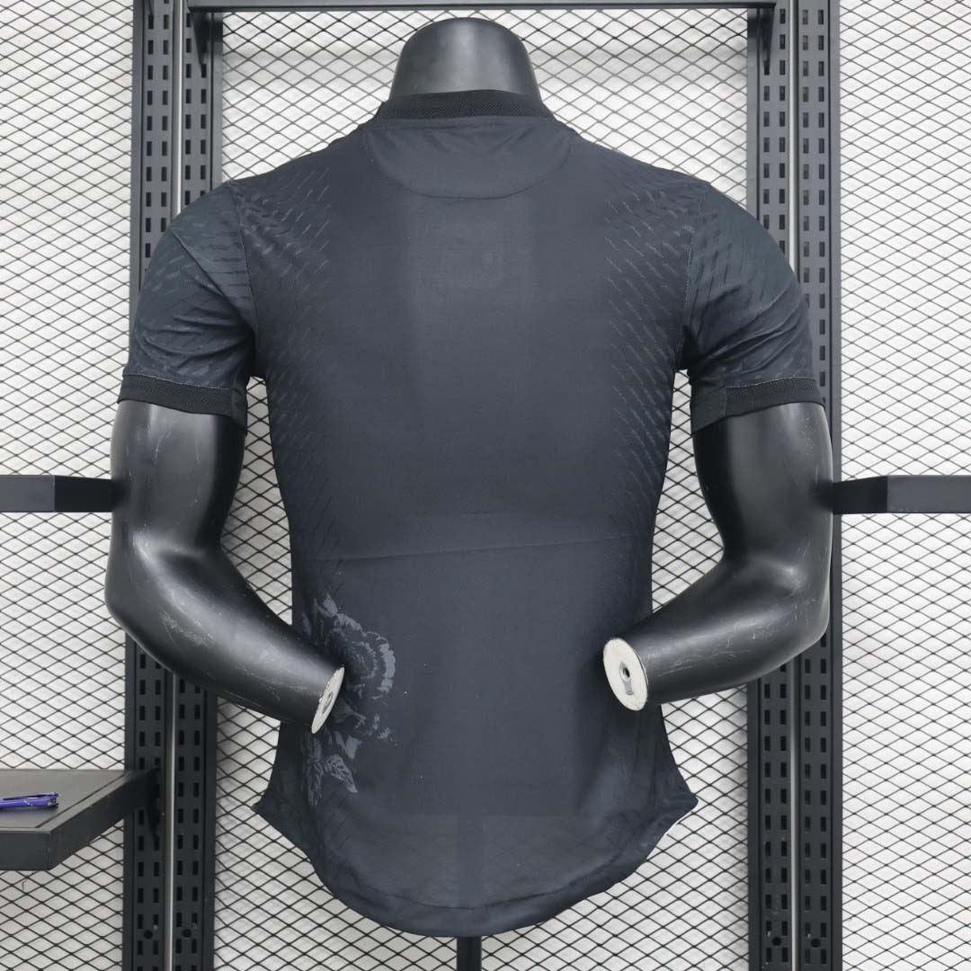 2024/2025 Player Version Real Madrid Y-3 Special Edition Black Football Shirt 1:1 Thai Quality:football jersey mysite: unitedjerseyfootball 邓江浪:football