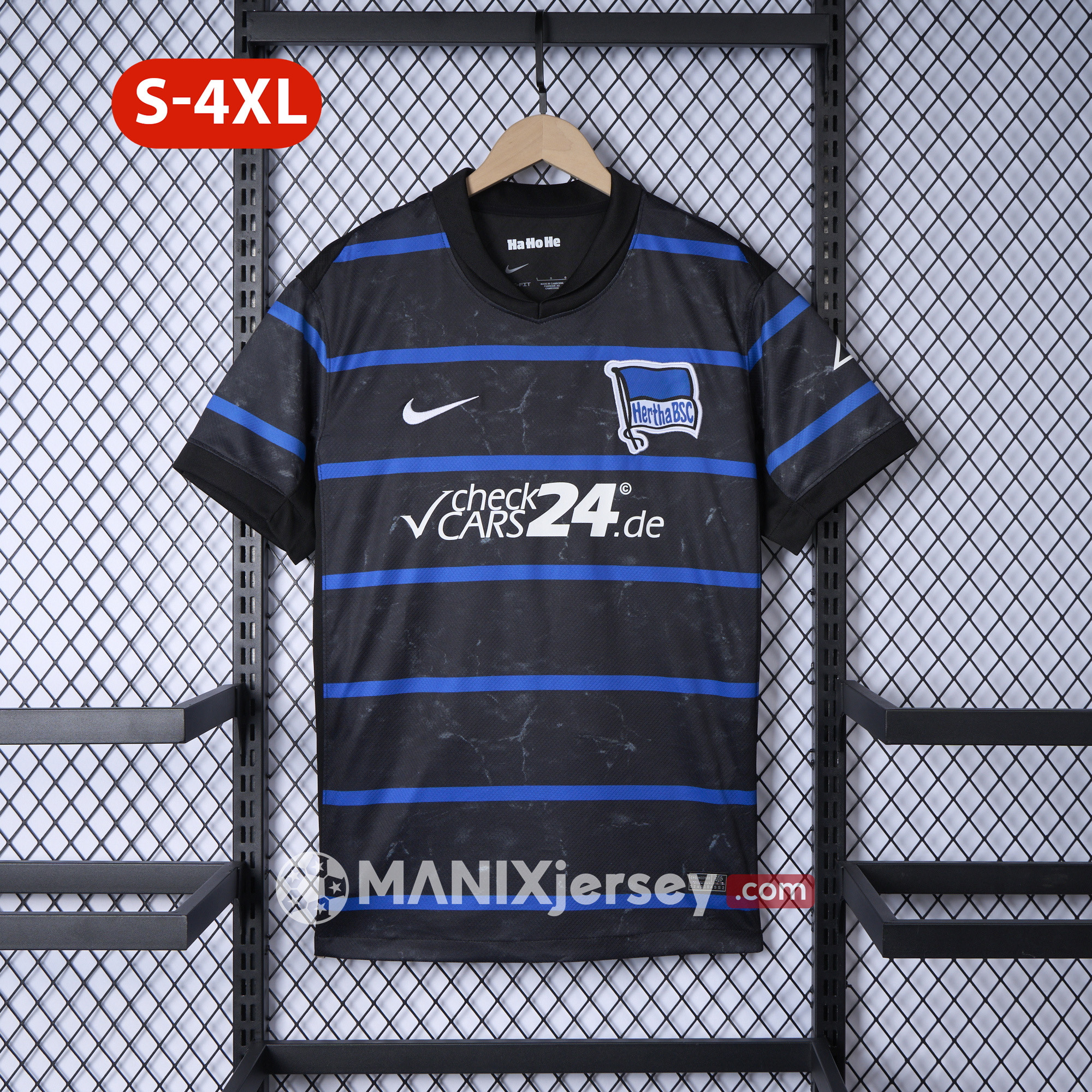 ManixJersey.com | Hertha BSC 24-25 Away Jersey - Fans Version -Customize Name, Number and Patch | Worldwide Shipping