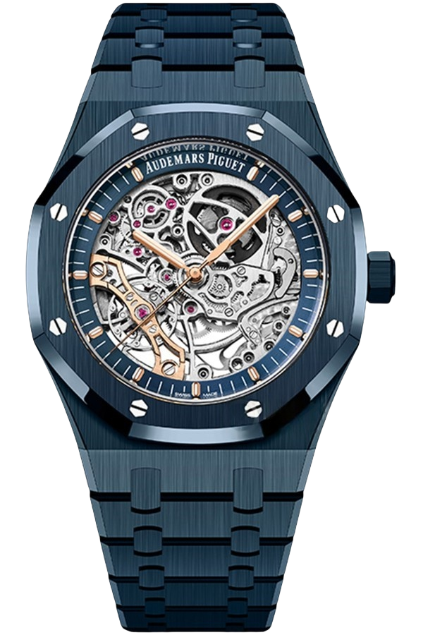 Audemars Piguet Royal Oak Offshore 15416CD.OO.1225CD.01 Super Clone Watch – Blue Ceramic Skeleton Dial Replica