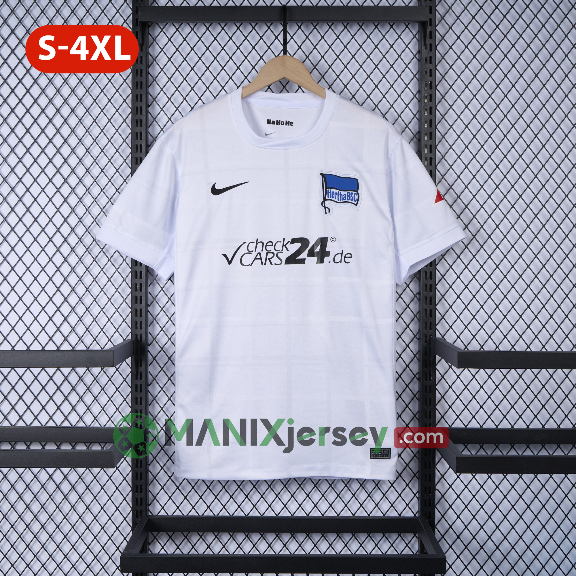 ManixJersey.com | Hertha BSC 24-25 Fourth Jersey - Fans Version -Customize Name, Number and Patch | Worldwide Shipping
