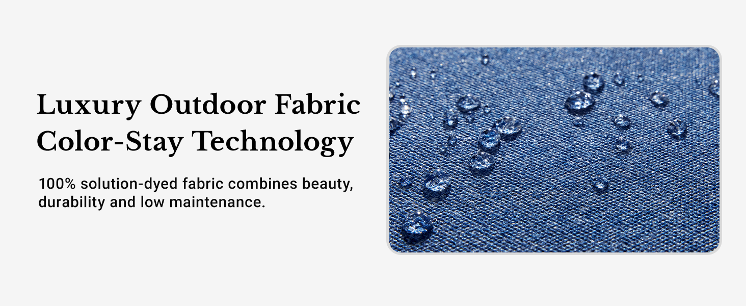 Luxury outdoor fabric