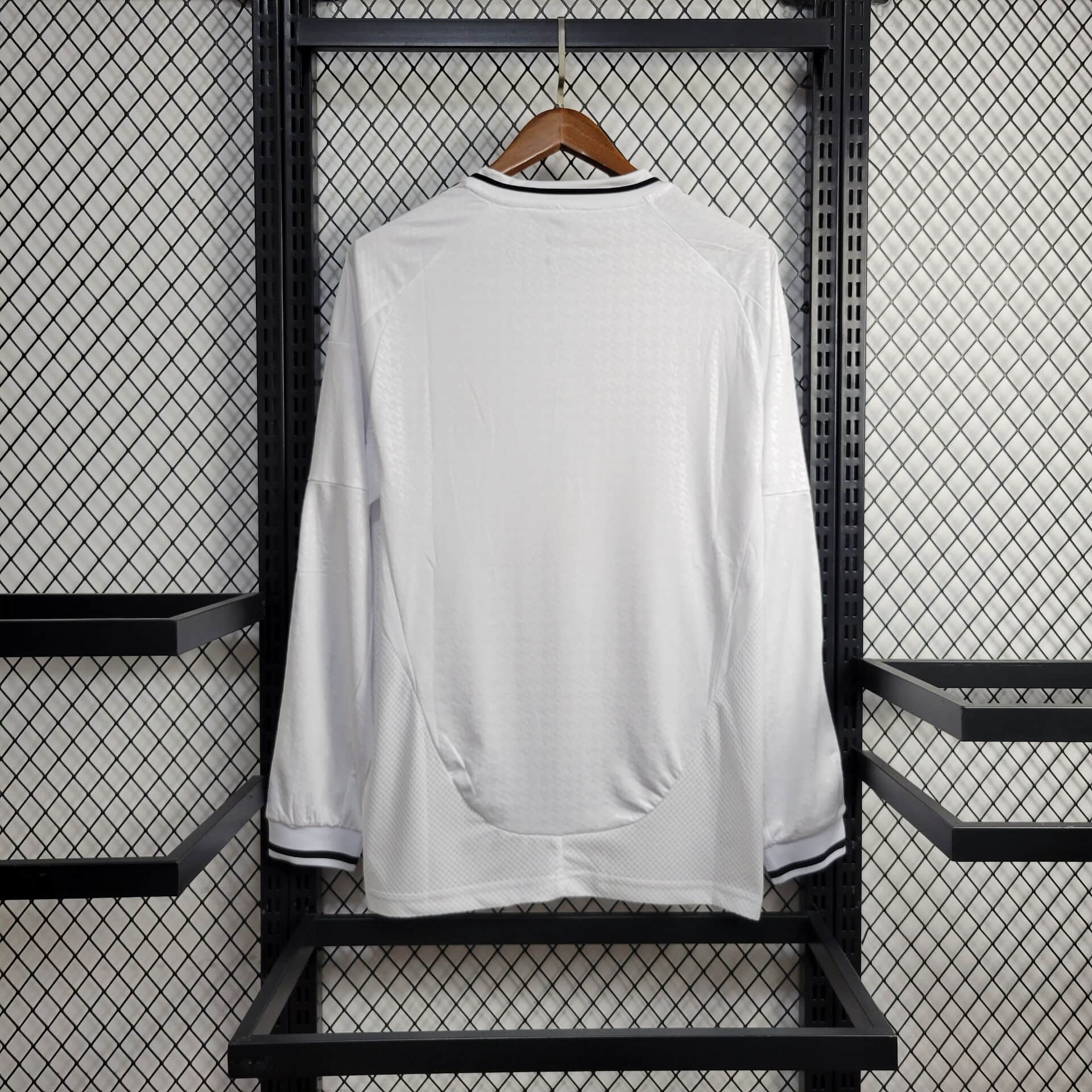 Higojerseys-Real Madrid 24-25 Home Long Sleeve Jersey - Fans Version