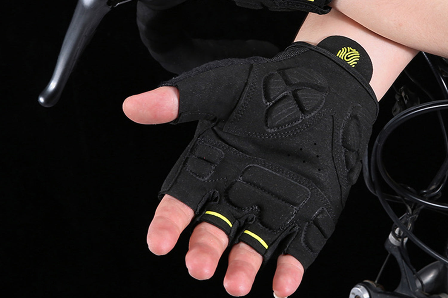 Ebike Cycling Gel Gloves Half Finger Gloves、mySite、bearsvspackers