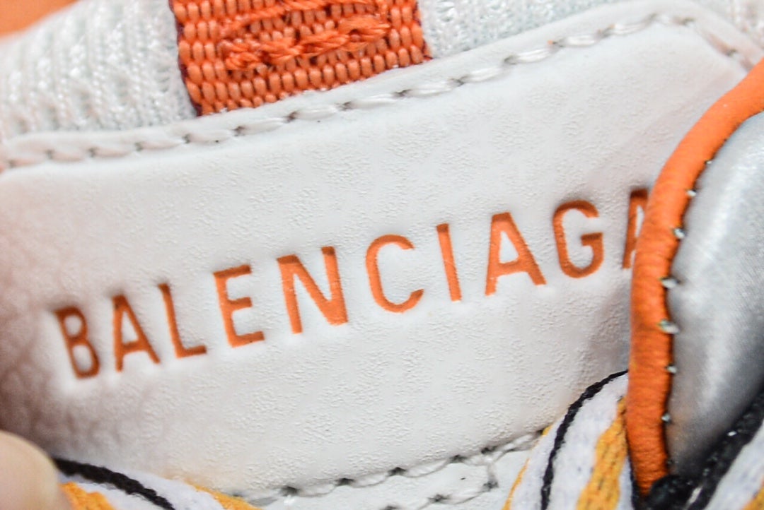 Balenciaga Track Mule in White Orange、mysite、Cacoeks