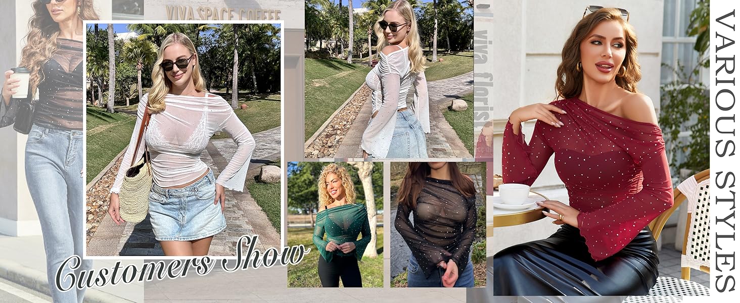 mesh shirt for women