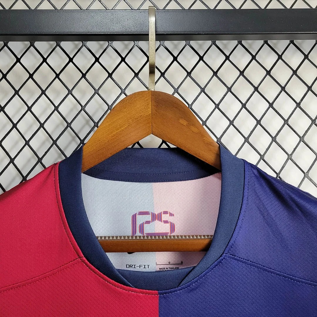 ManixJersey.com | Barcelona X Coldplay 24-25 Home Co-Branded Kids Kit -Customize Name, Number and Patch | Worldwide Shipping