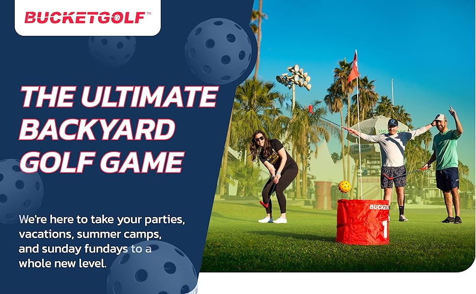 Shark tank golf game portable par 3 bucket golf