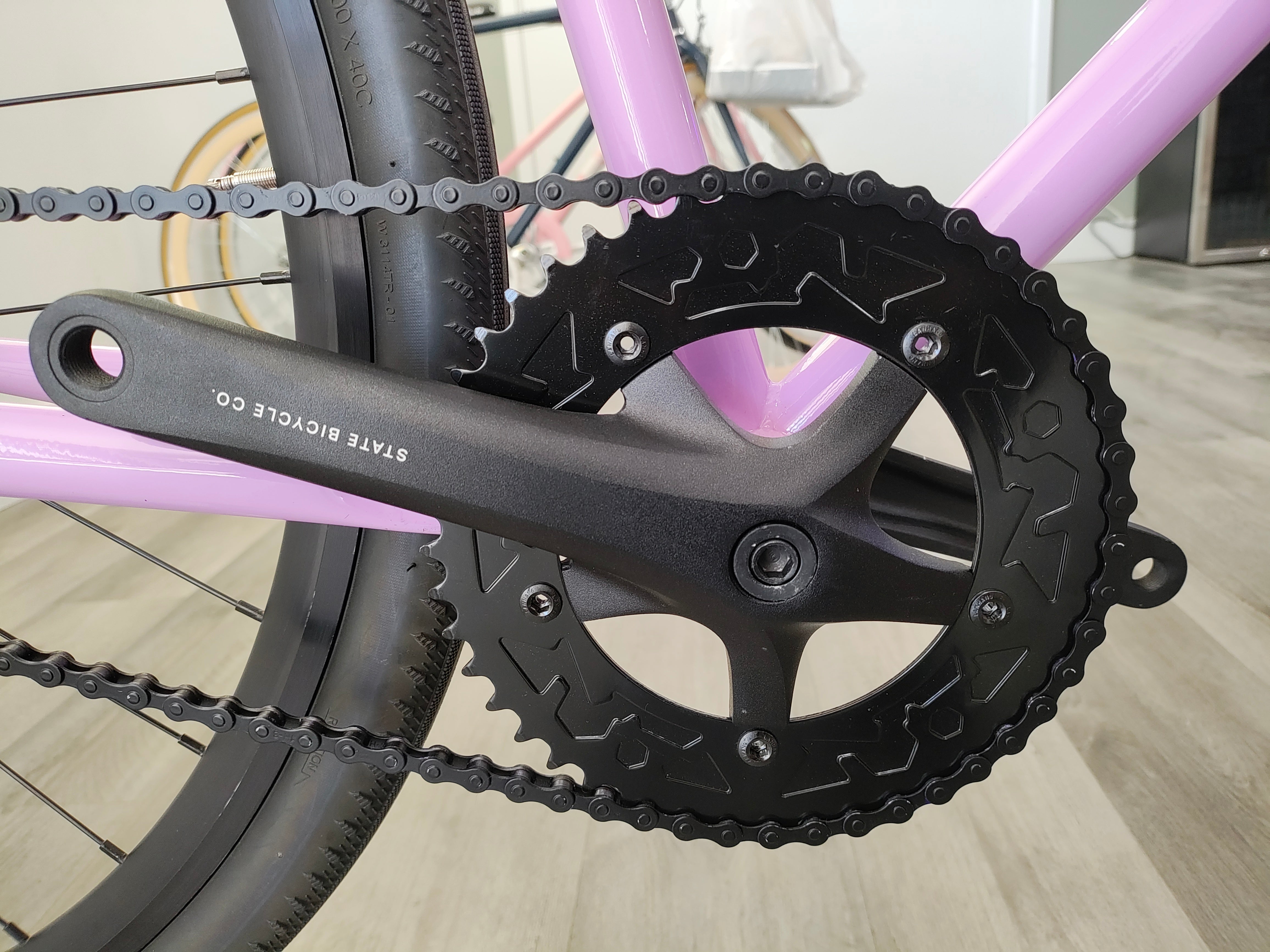 #NS1300 – 4130 Fixed-Gear / Single Speed | Purple Reign – Flat Bar / 700c (Size Large 59cm, Used/Great Condition)、mySite、bearsvspackers