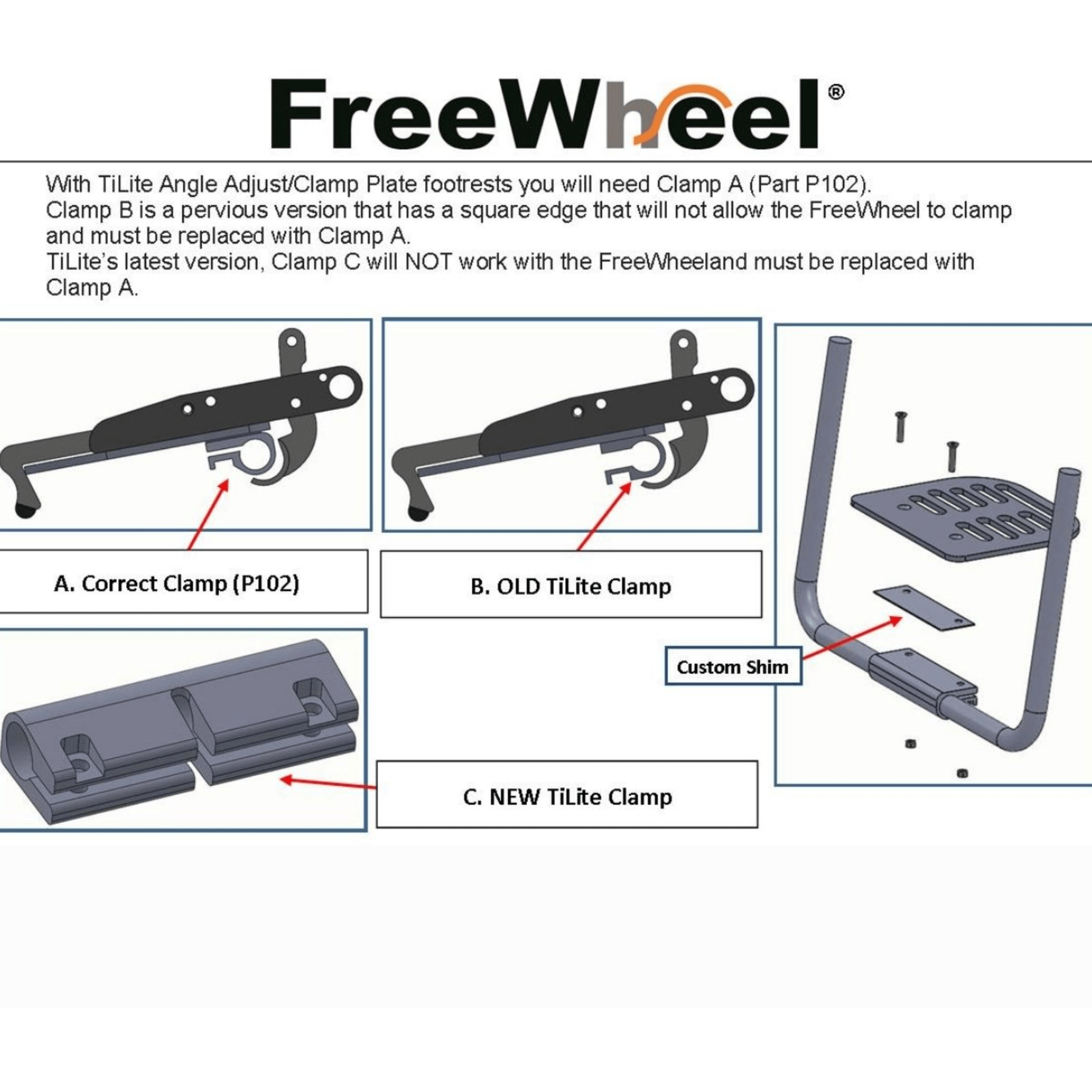 free wheel wheelchair guide