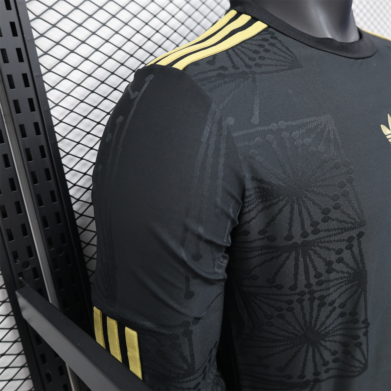 UltraTrikot-Mexico 2025 Gold Cup Black Long Sleeves Jersey - Player Version
