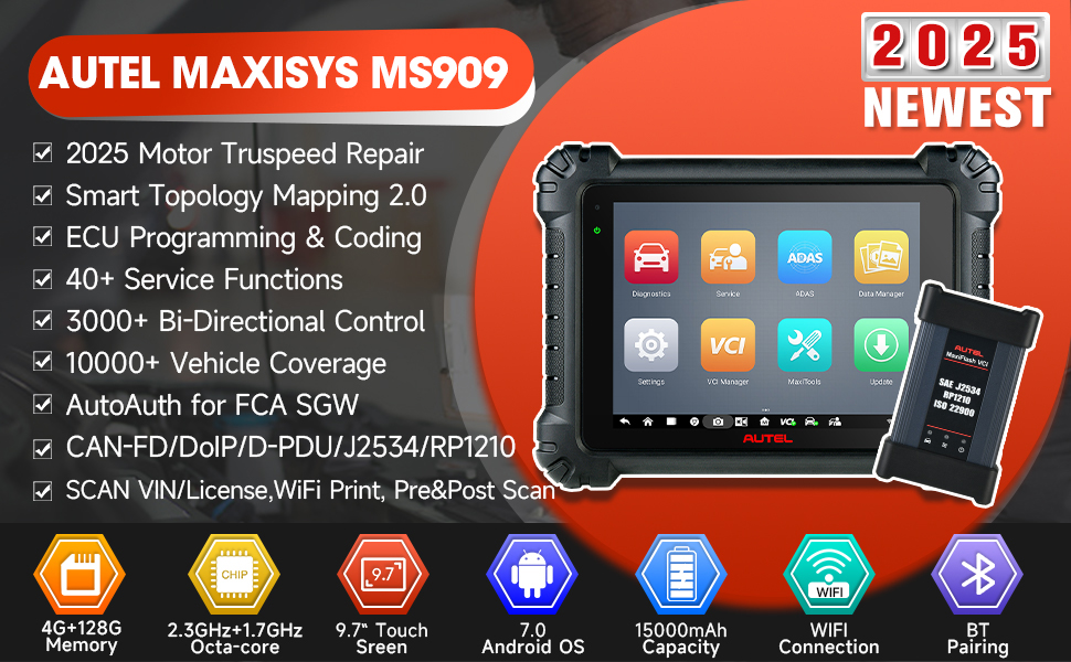 autel ms909 escaner automotriz