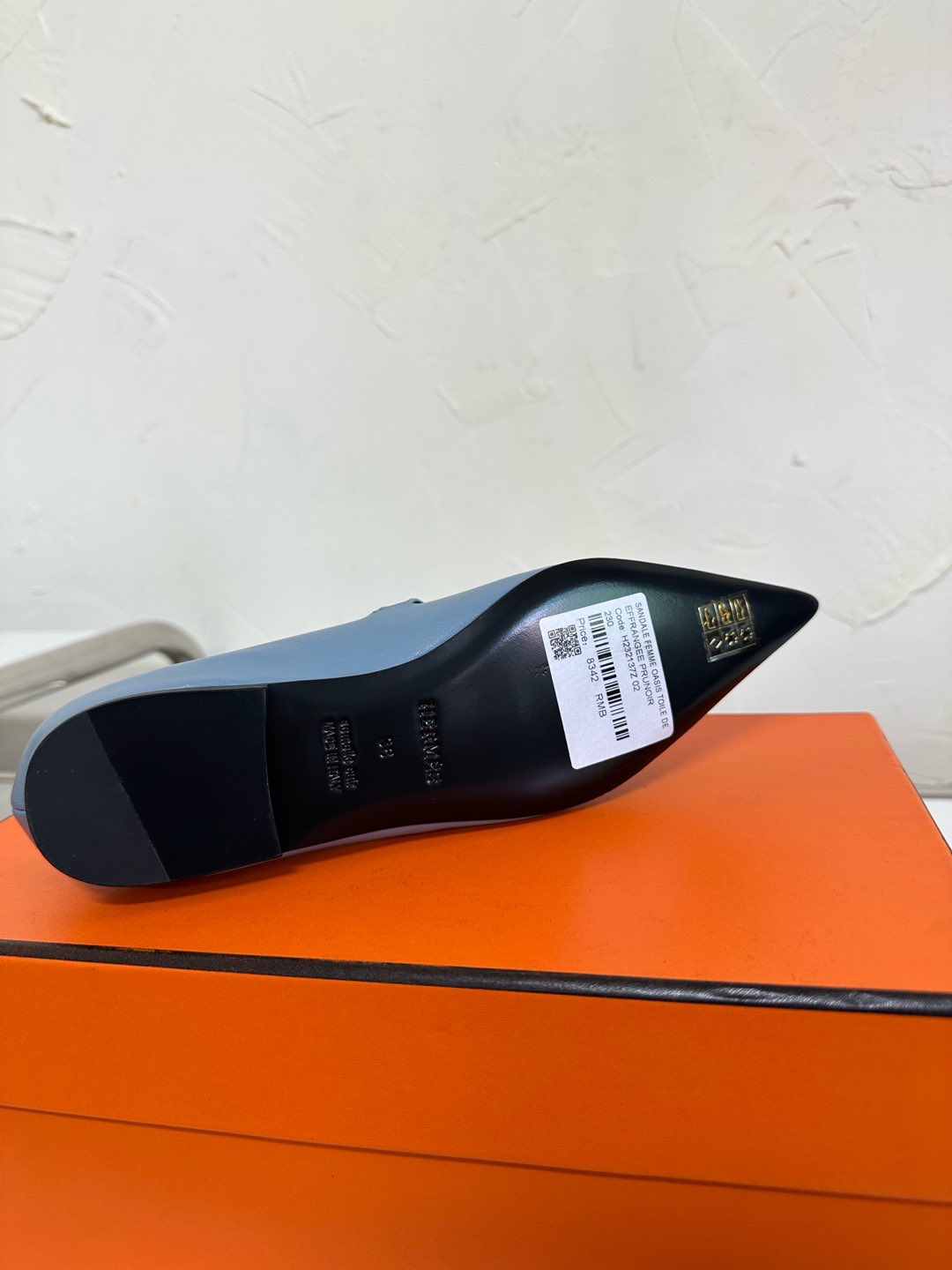 KIARA FLAT PUMP IN CERULEAN BLUE CALFSKIN、mysite、Cacoeks