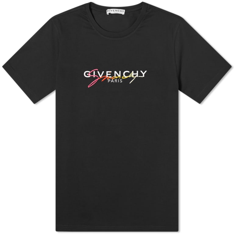 Givenchy Rainbow Signature Logo T-Shirt Regular Fit、mysite、Cacoeks