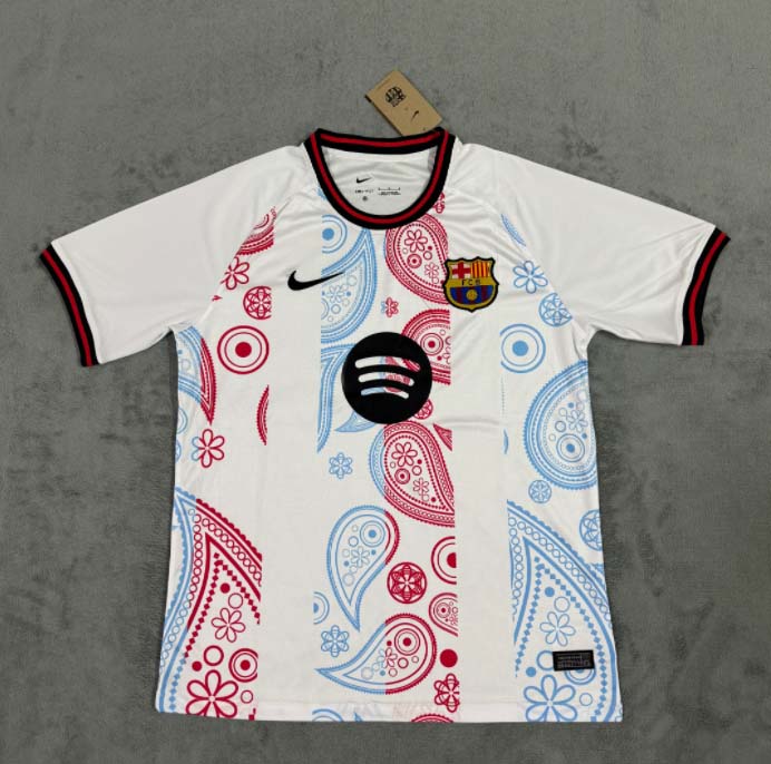 2024/2025 Barcelona Special Edition White Football Shirt 1:1 Thai Quality:football jersey mysite: unitedjerseyfootball 邓江浪:football