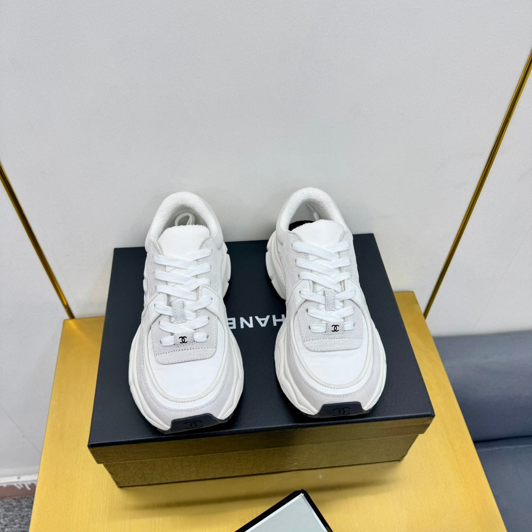 SNEAKER IN PALE GRAY SUEDE AND MESH、mysite、Cacoeks