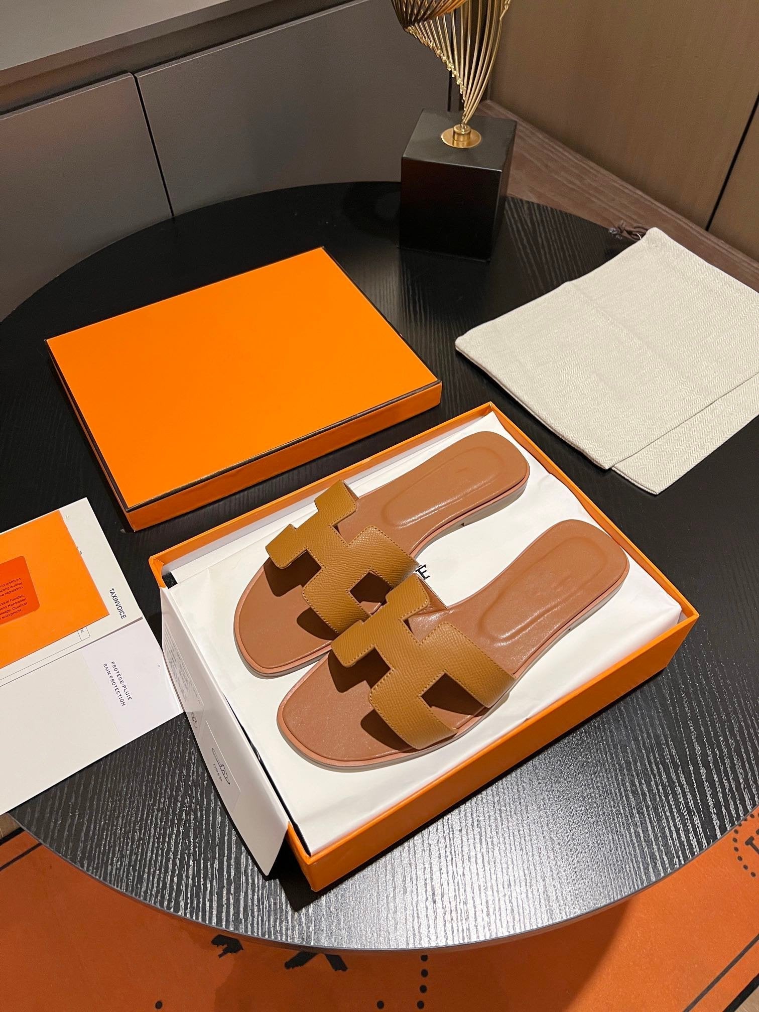 0RAN SANDAL Leather Brown、mysite、Cacoeks