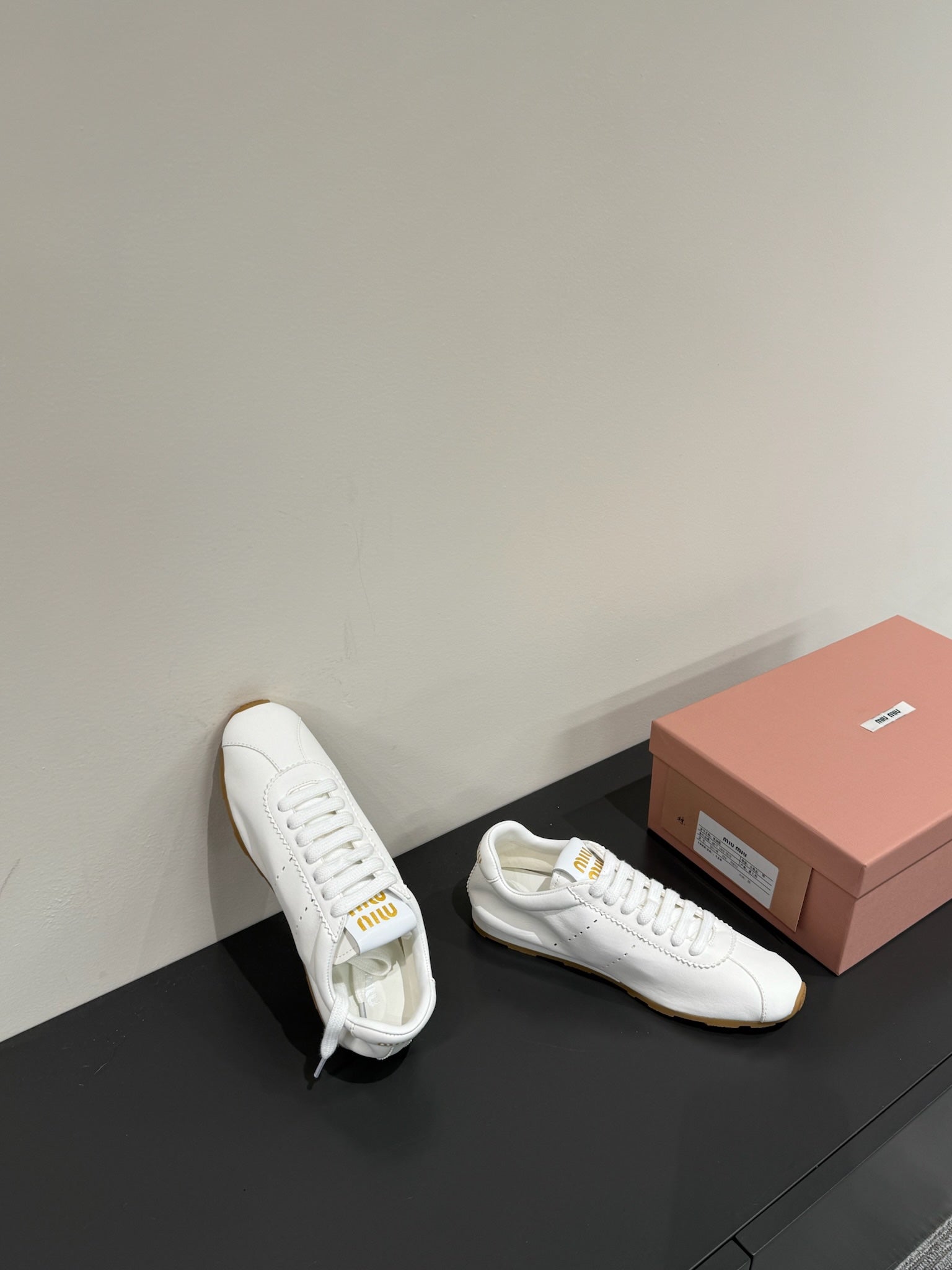 PLUME NAPPA SNEAKERS IN WHITE LAMBSKIN、mysite、Cacoeks