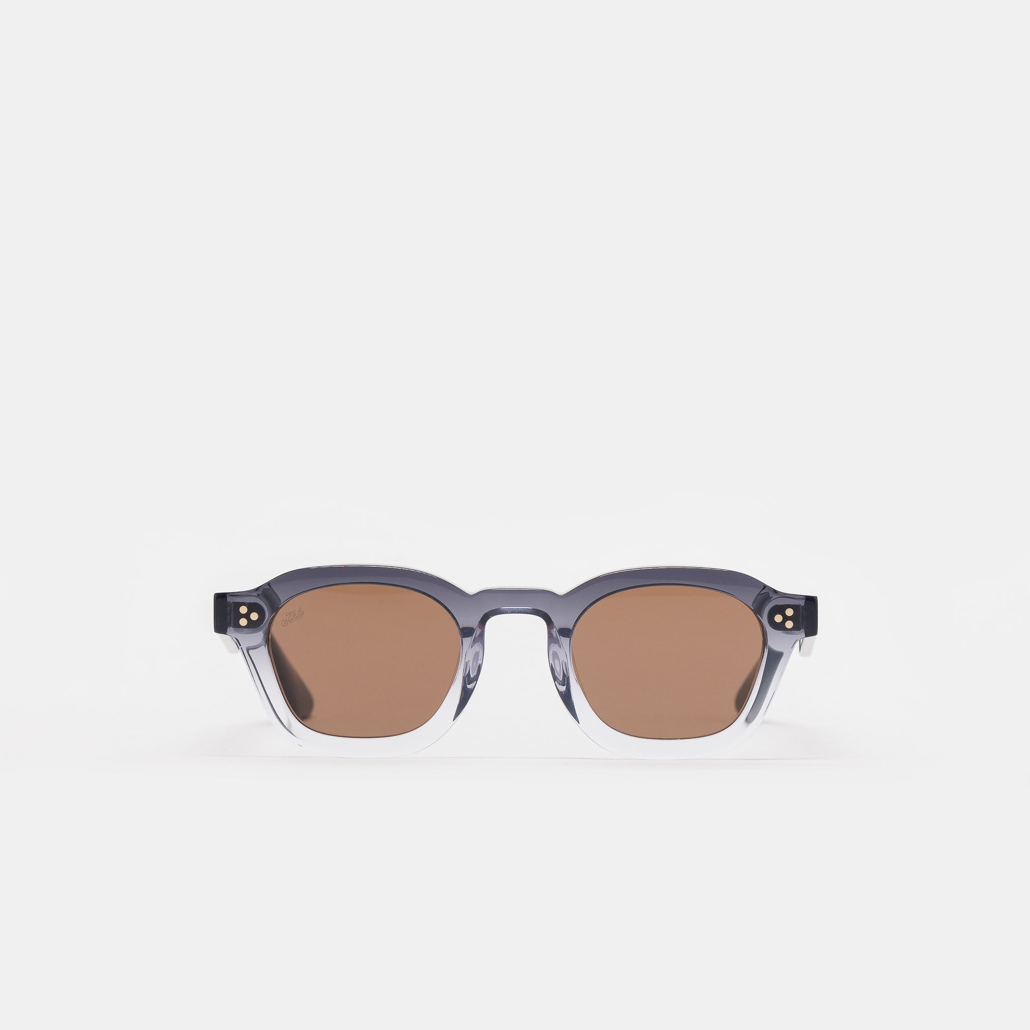 Logos Sunglasses in Black Gradient/Brown