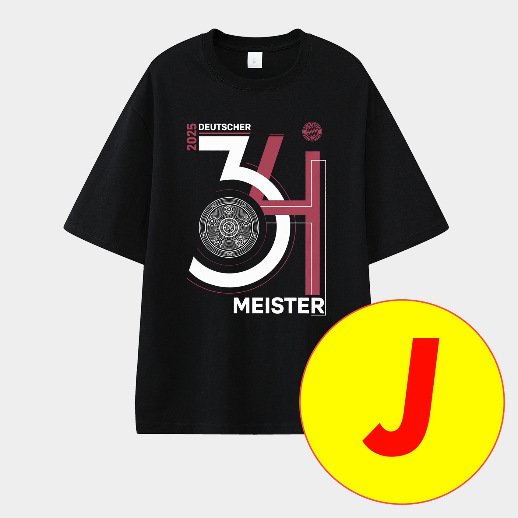 SIUjerseys-Bayern Munich Bundesliga Champions Deutscher Meister 2025 Unisex Pure Cotton T-shirt