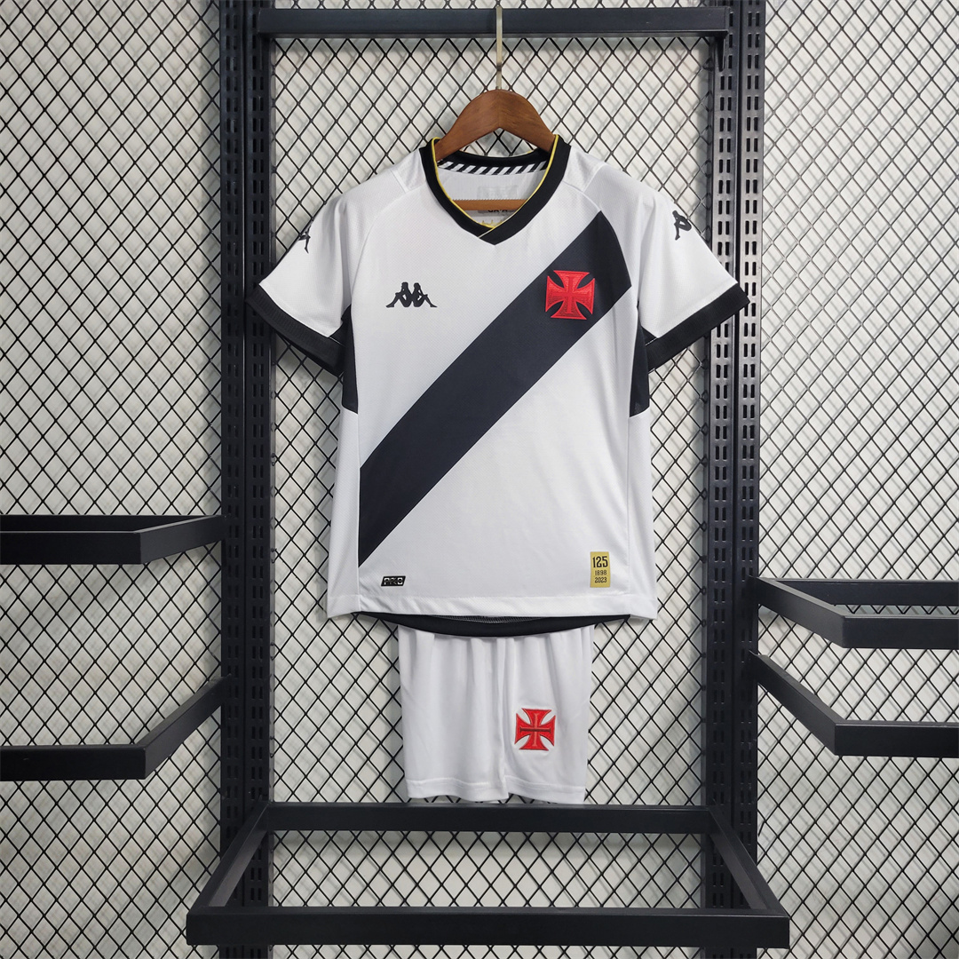 Higojerseys-Vasco da Gama 2023 Away Stadium Kids Kit