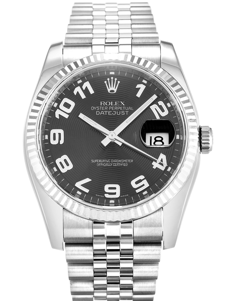 Replica Rolex Datejust 36mm Black Dial 116234-fasswatch