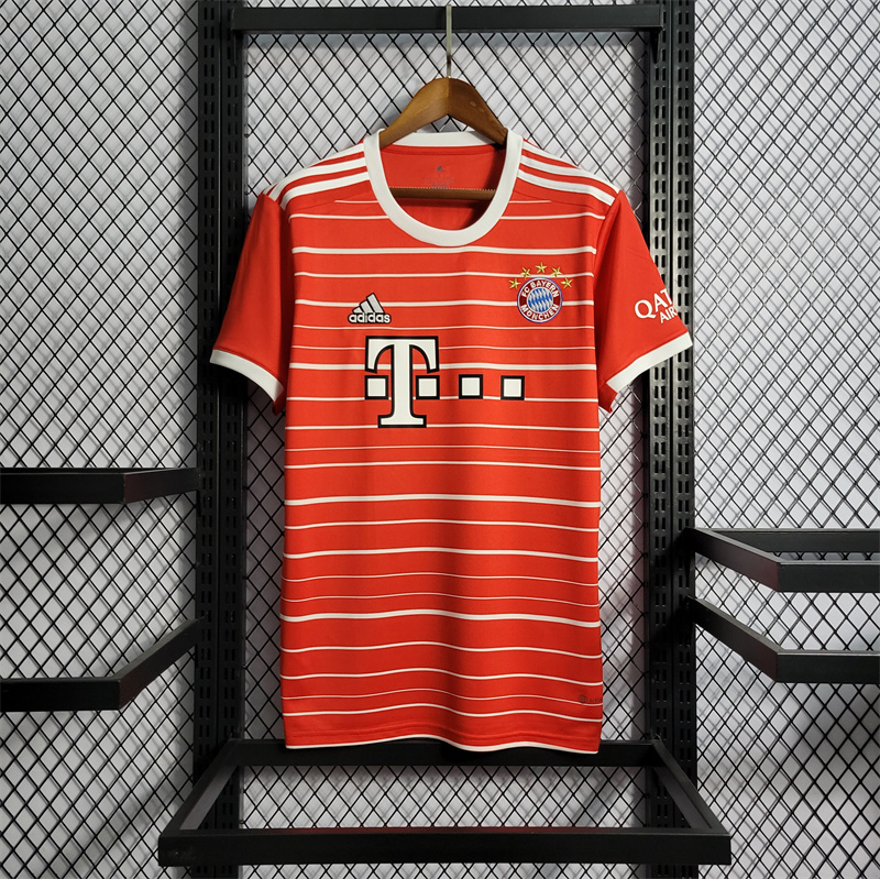 foot-Bayern Munich 22/23 Home Stadium Jersey - Fans Version