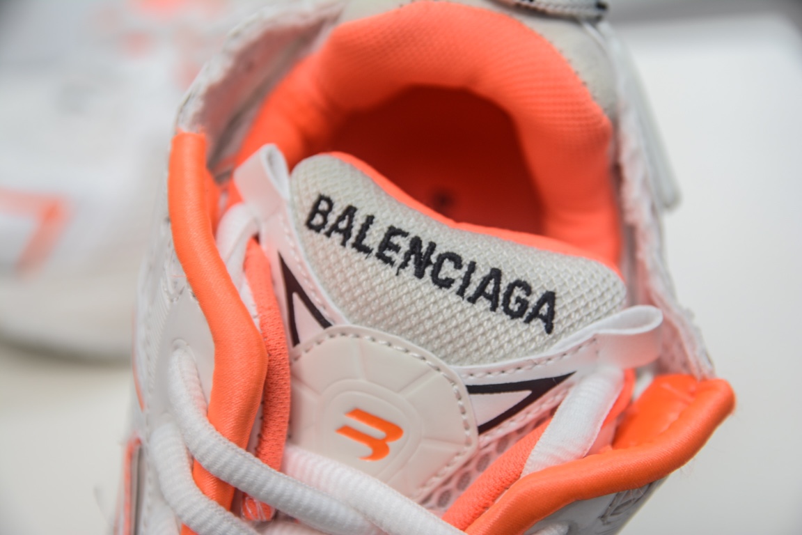 Balenciaga Runner Trainer in White Orange、mysite、Cacoeks