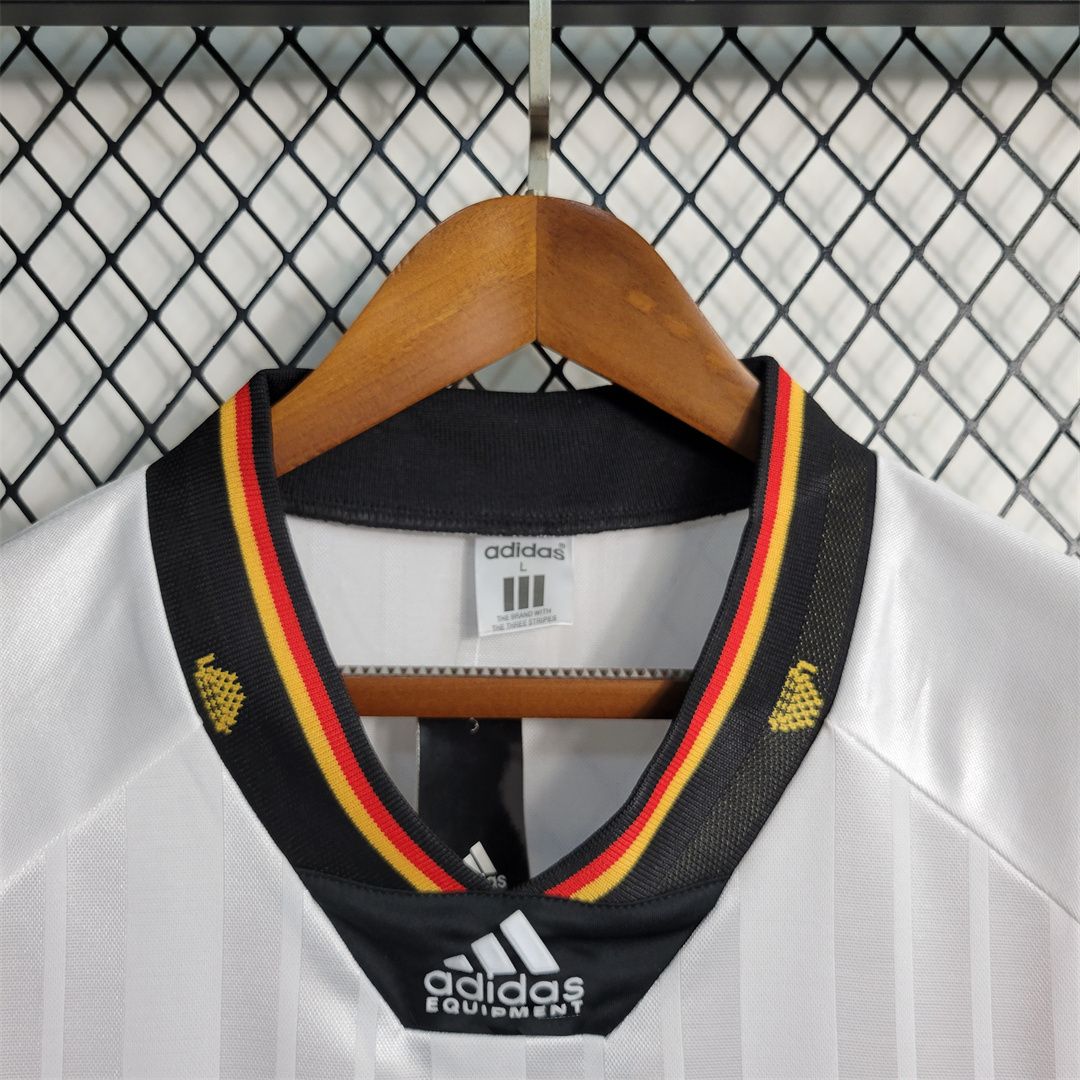 ManixJersey.com | Retro Germany 1992 Home Stadium Jersey -Customize Name, Number and Patch | Worldwide Shipping