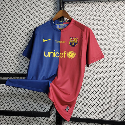 2008/2009 Retro Barcelona Football Shirt Home Champions League 1:1 Thai Quality:football jersey mysite: unitedjerseyfootball 邓江浪:football