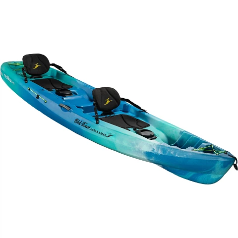 Ocean Kayak Malibu Two - Seaglass - Angled View Ocean Kayak Malibu Two - Seaglass - Angled View