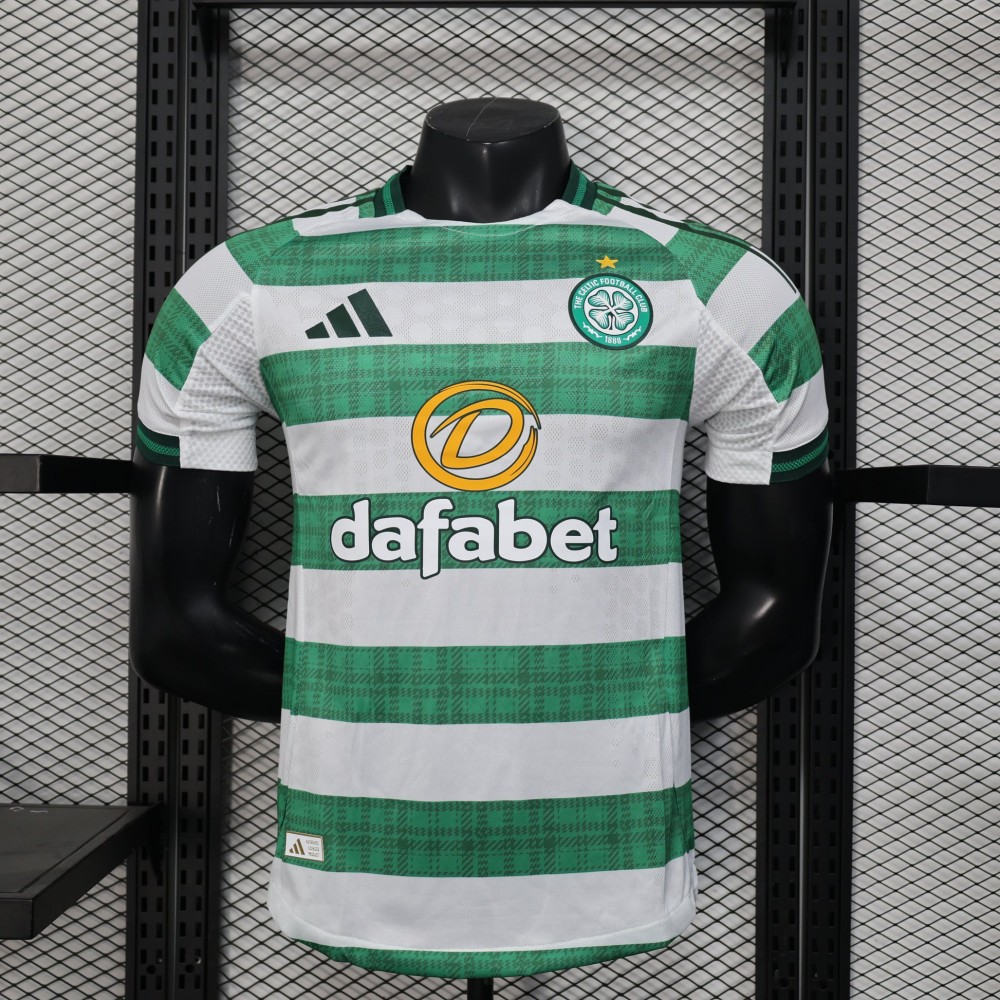 25/26 Player Version Celtic Home Football Shirt-mysite Custom Football Kit- Nextkits