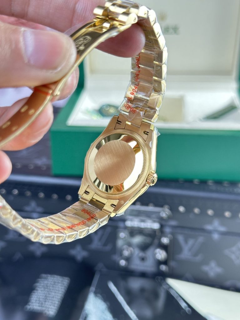 Đồng Hồ Rolex DateJust 278288 Replica 11 Nữ Mặt Số Họa Tiết Hoa Xanh Oliu 31mm (2)