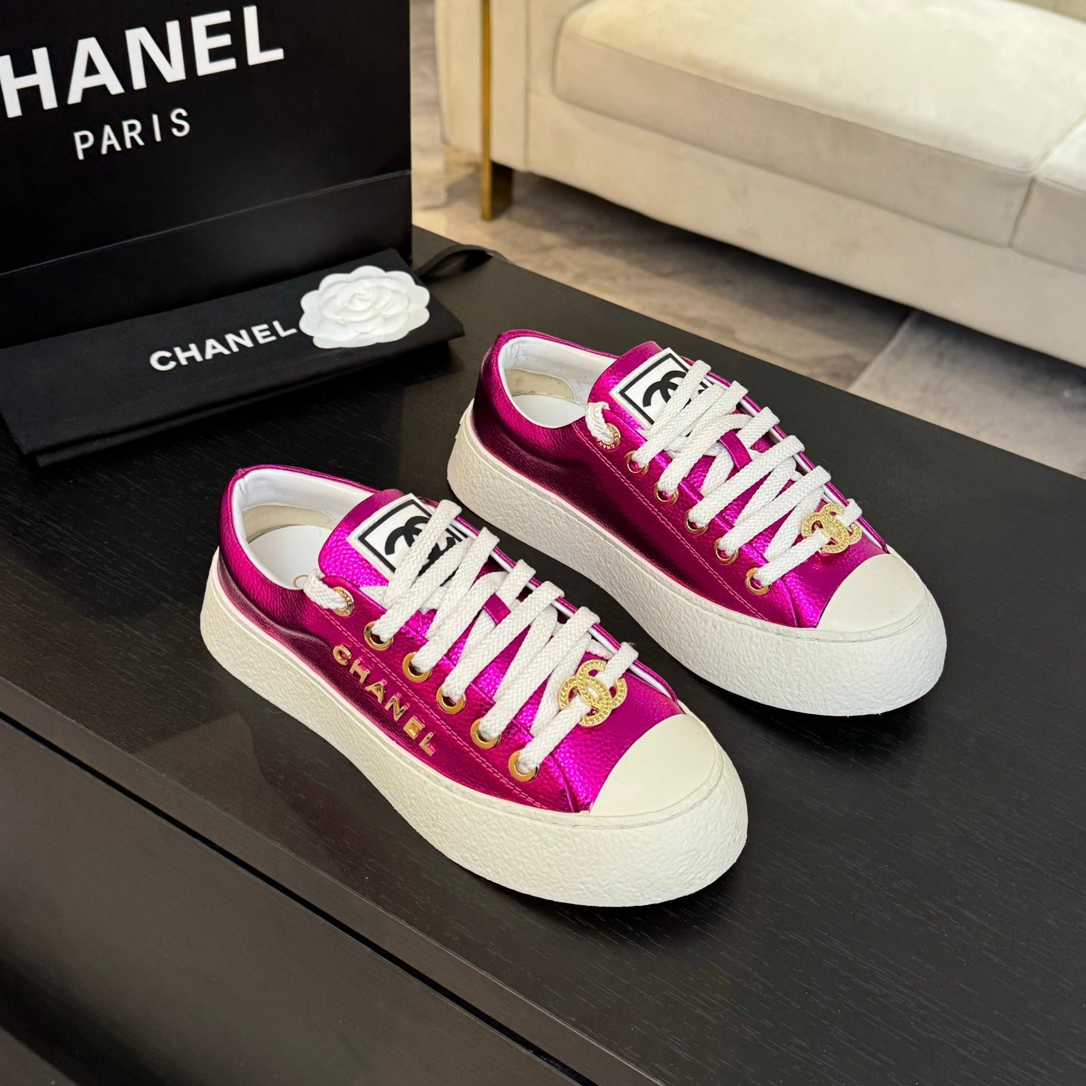 BIG-HEAD COOKIE SHOES IN MAGENTA PURPLE LAMBSKIN、mysite、Cacoeks