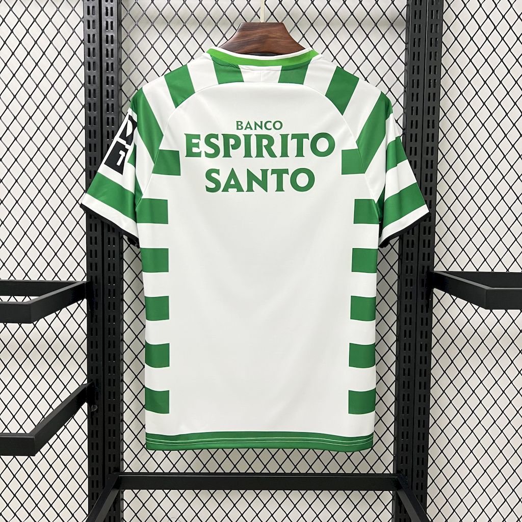 Higojerseys-Retro Sporting CP 03-04 Home Stadium Jersey