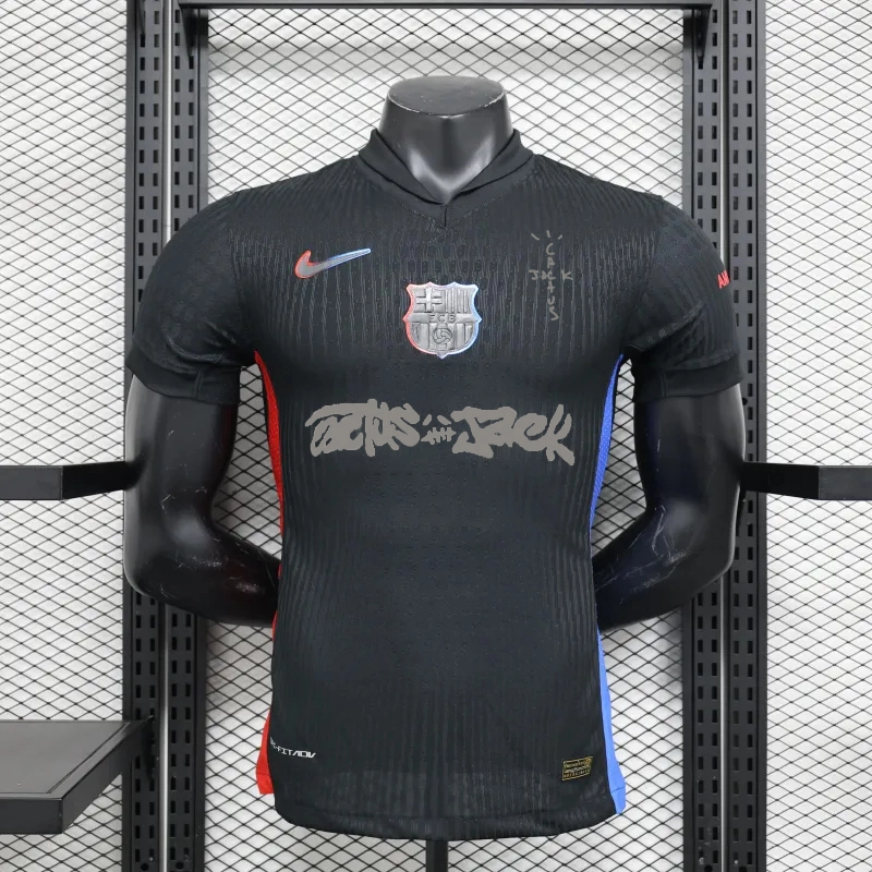 2024/2025 Barcelona Limited Edition x Travis Scott Away Football Jersey( Player Edition ):football jersey mysite: unitedjerseyfootball 邓江浪:football